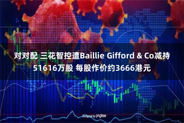 对对配 三花智控遭Baillie Gifford & Co减持51616万股 每股作价约3666港元